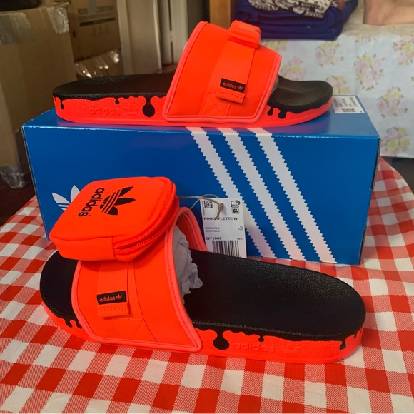 Adidas Originals Women’s Pouchylette Slides Sandals Size 11 (GY1009) - Picture 7 of 13